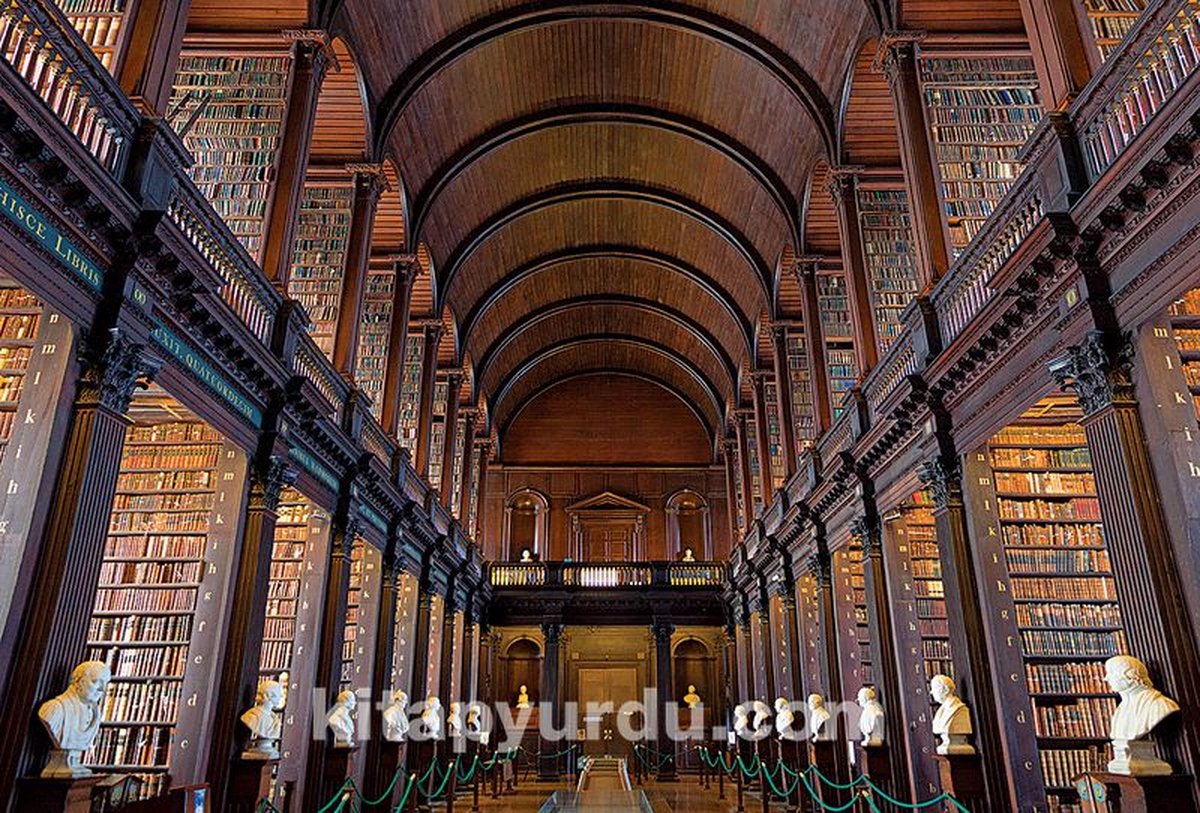 King of Puzzle | Houten Puzzel | Trinity College Library Houten Legpuzzel 1000 Stukjes | 59 x 44 cm